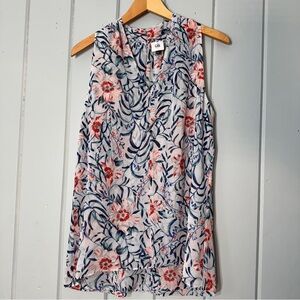 CAbi Stem Sleeveless‎ Floral Tank 5537 Size S